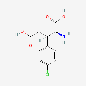 3-(4-Chlorophenyl)glutamic acid