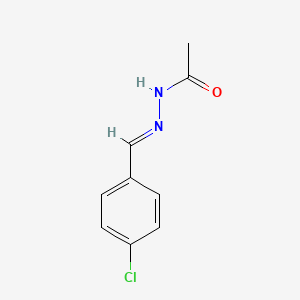 molecular formula C9H9ClN2O B11977527 N'-(4-Chlorobenzylidene)acetohydrazide CAS No. 26090-73-3