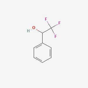 molecular formula C8H7F3O B1197755 1-Phenyl-2,2,2-trifluoroethanol CAS No. 340-05-6