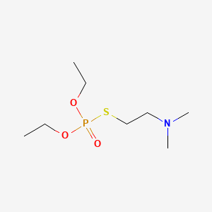 molecular formula C8H20NO3PS B1197773 O,O-diethyl S-(2-dimethylaminoethyl) phosphorothioate CAS No. 3147-20-4