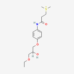 molecular formula C16H26NO4S+ B1197778 苏普拉司 CAS No. 94055-75-1