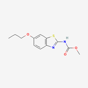 molecular formula C12H14N2O3S B1197779 Tioxidazole CAS No. 61570-90-9