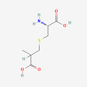 molecular formula C7H13NO4S B1197785 S-(2-Carboxypropyl)cysteine CAS No. 6852-42-2