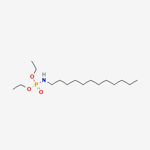 molecular formula C16H36NO3P B1197786 Diethyl-N-dodecylphosphoramidate CAS No. 29271-27-0
