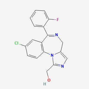 molecular formula C18H13ClFN3O B1197787 1'-hydroxymidazolam CAS No. 59468-90-5