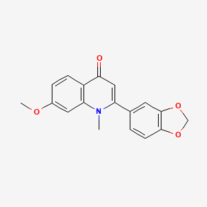 molecular formula C18H15NO4 B1197798 Lunamarine CAS No. 483-52-3