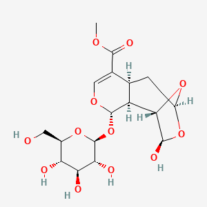 molecular formula C17H24O12 B1197800 Secogalioside CAS No. 61774-57-0