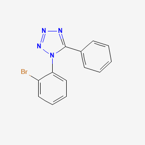 molecular formula C13H9BrN4 B11978056 1-(2-bromophenyl)-5-phenyl-1H-tetrazole 
