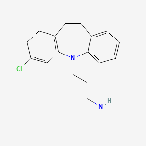 molecular formula C18H21ClN2 B1197806 Desmethylclomipramine CAS No. 303-48-0