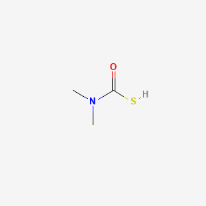 molecular formula C3H7NOS B1197814 Dimethylthiocarbamic acid CAS No. 34816-95-0
