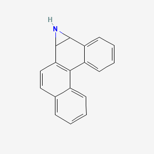 molecular formula C18H13N B1197834 5,5a-Dihydro-4bh-benzo[3,4]phenanthro[1,2-b]azirene 