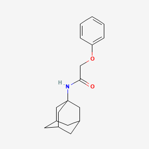 molecular formula C18H23NO2 B11978340 N-(1-adamantyl)-2-phenoxyacetamide CAS No. 52944-09-9