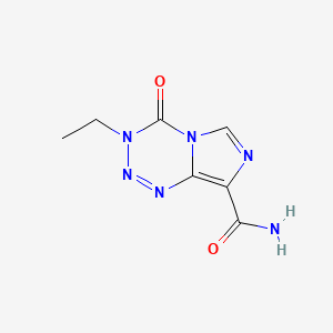 molecular formula C7H8N6O2 B1197836 Ethazolastone CAS No. 97716-74-0