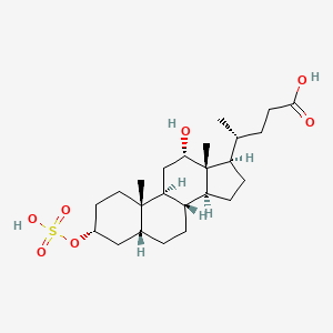 3alpha-Sulfooxy-12alpha-hydroxy-5beta-cholan-24-oic acid