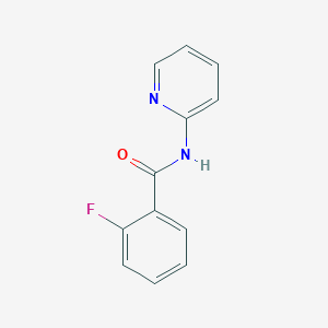 molecular formula C12H9FN2O B11978474 2-fluoro-N-(pyridin-2-yl)benzamide 