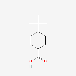 molecular formula C11H20O2 B1197864 trans-4-tert-Butylcyclohexanecarboxylic acid CAS No. 943-28-2