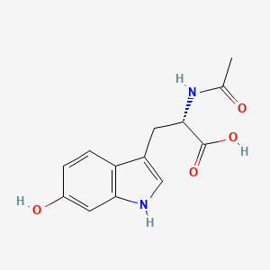 molecular formula C13H14N2O4 B1197865 N-乙酰-6-羟色氨酸 CAS No. 87667-59-2