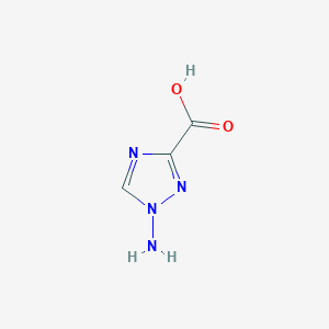 molecular formula C3H4N4O2 B119787 1-Amino-1H-1,2,4-triazole-3-carboxylic acid CAS No. 142415-65-4