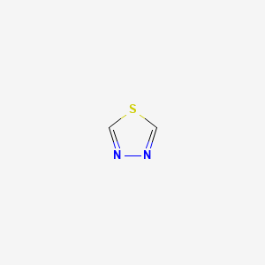 molecular formula C2H2N2S B1197879 1,3,4-Thiadiazole CAS No. 289-06-5