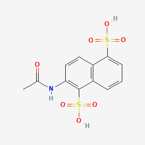 2-(Acetylamino)naphthalene-1,5-disulfonic acid
