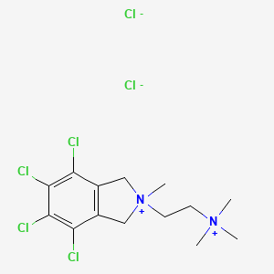 molecular formula C14H20Cl4I2N2 B1197887 Chlorisondamine diiodide CAS No. 69-27-2