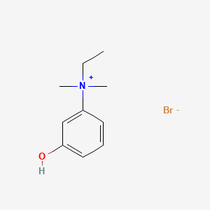 molecular formula C10H16BrNO B1197889 Edrophonium bromide CAS No. 302-83-0