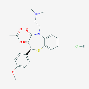 molecular formula C22H27ClN2O4S B119789 盐酸地尔硫卓 CAS No. 103532-26-9