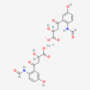 molecular formula C22H20CaN2O12 B1197896 Blepharismone CAS No. 40136-11-6