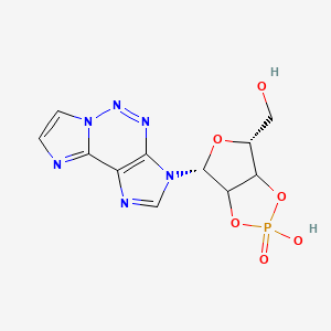 molecular formula C11H11N6O6P B1197901 1,N(6)-Etheno-2-azaadenosine 2',3'-monophosphate CAS No. 56875-63-9