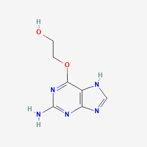 2-[(2-Amino-7h-purin-6-yl)oxy]ethanol