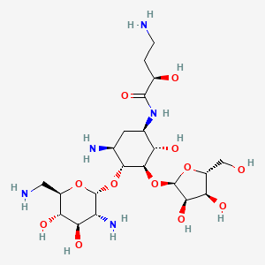 molecular formula C21H41N5O12 B1197908 Butirosin CAS No. 12772-35-9