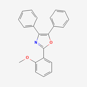 molecular formula C22H17NO2 B11979143 4,5-Diphenyl-2-(2-methoxyphenyl)oxazole CAS No. 111603-42-0