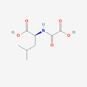 molecular formula C8H13NO5 B119792 (2S)-4-methyl-2-(oxaloamino)pentanoic Acid CAS No. 141635-17-8