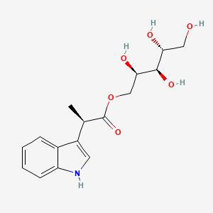 molecular formula C16H21NO6 B1197923 Acremoauxin A CAS No. 125537-93-1