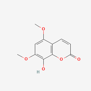 molecular formula C11H10O5 B1197927 Leptodactylone CAS No. 61899-44-3