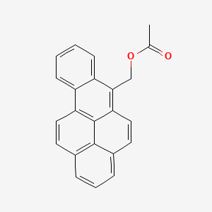 molecular formula C23H16O2 B1197932 6-Acetoxymethylbenzo(a)pyrene CAS No. 42978-43-8