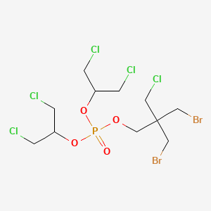 2,2-Bis(bromomethyl)-3-chloropropyl bis(2-chloro-1-(chloromethyl)ethyl) phosphate