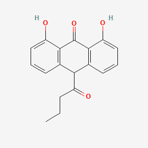 molecular formula C18H16O4 B1197938 Butantrone CAS No. 75464-11-8