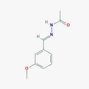 molecular formula C10H12N2O2 B11979380 N'-(3-Methoxybenzylidene)acetohydrazide CAS No. 59670-24-5