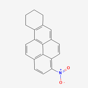 molecular formula C20H15NO2 B1197939 3-Nitro-7,8,9,10-tetrahydrobenzo(a)pyrene CAS No. 88598-57-6
