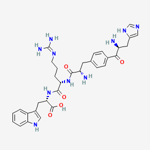molecular formula C32H40N10O5 B1197943 Acth (6-9) CAS No. 4289-02-5