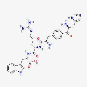 Histidyl-phenylalanyl-arginyl-tryptophan