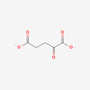 molecular formula C5H4O5-2 B1197944 alpha-Ketoglutarate CAS No. 64-15-3