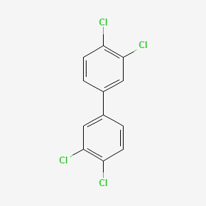 molecular formula C12H6Cl4 B1197948 3,3',4,4'-Tetrachlorobiphenyl CAS No. 32598-13-3