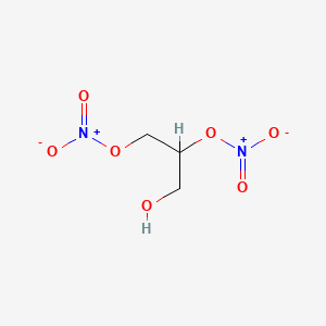 molecular formula C3H6N2O7 B1197951 1,2-Dinitroglycerin CAS No. 621-65-8