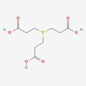molecular formula C6H12Cl3O4P<br>(ClCH2CH2O)3PO<br>C9H15O6P B1197953 Tris(2-carboxyethyl)phosphine CAS No. 5961-85-3