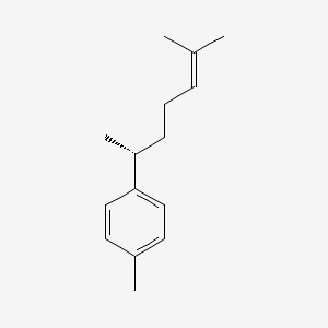 molecular formula C15H22 B1197974 (-)-alpha-Curcumene CAS No. 4176-17-4