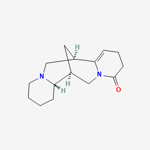 molecular formula C15H22N2O B1197977 5,6-Didehydrospartein-2-one 