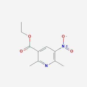 molecular formula C10H12N2O4 B11979789 Ethyl 2,6-dimethyl-5-nitronicotinate CAS No. 87005-18-3