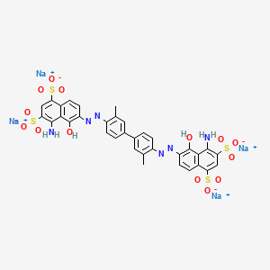 molecular formula C34H24N6Na4O14S4 B1197985 Direct Blue 53 